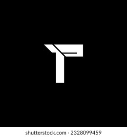 Letter T logo, Letter T line logo design	