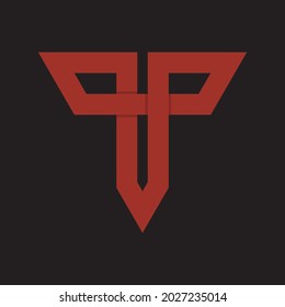 El logotipo de la letra T está hecho con un sencillo y minimalista estilo monograma que es perfecto para su logotipo de la industria creativa