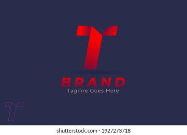 Letter T Logo Images Stock Photos Vectors Shutterstock