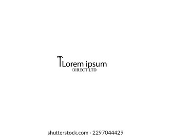 letter t logo.  Premium Vector T Logo. T Logo Elegant identity design in black. simple logo.