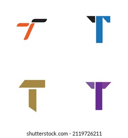 Letter T Logo Vorlage Vektorsymbol-Design