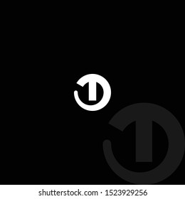 the letter T logo in the shape of a clock, to indicate time