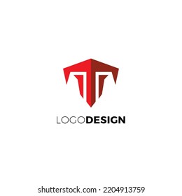 Logotipo de letra T, adecuado para todas las marcas