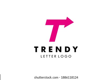 Letter T Logo : Suitable for Company Theme, Logistic Theme, Initial Theme, Infographics and Other Graphic Related Assets.