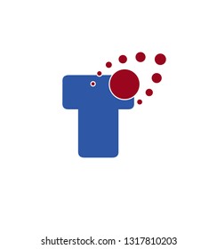 Letter T logo symbol template elements
