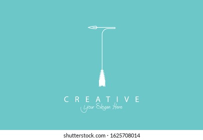 Letter T logo or symbol vector illustration