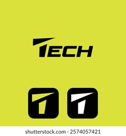 Letter T Logo - Tech Logo