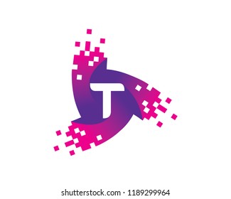 Letter T Logo Template Design Vector, Emblem, Concept Design, Creative Symbol, Icon