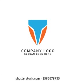 Letter T logo template design - vector