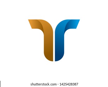 t shape logo