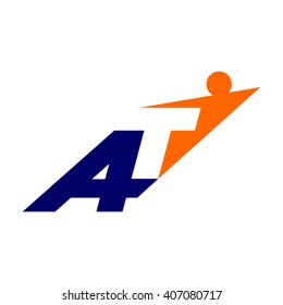 letter T logo vector.