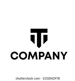 Letter T logo vector icon design template elements 