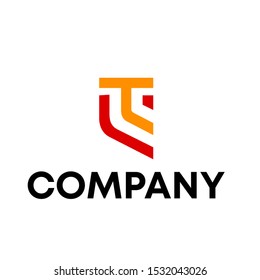 Letter T logo vector icon design template elements 
