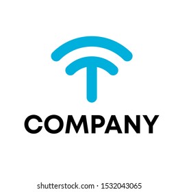 Letter T logo vector icon design template elements 