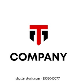 Letter T logo vector icon design template elements 