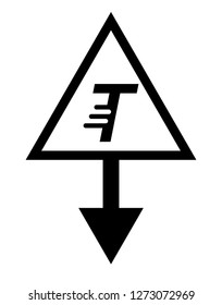 letter T and map pin. logo concept. Designed for your web site design, logo, app, UI