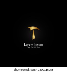 "letter T". Minimalist, simple,digital and modern logo design.