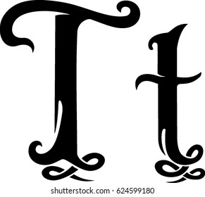 Letter "T" Monogram Design