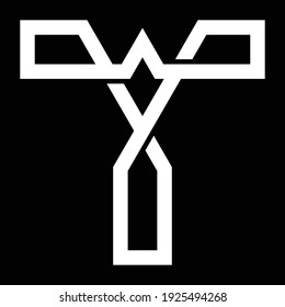 Letter T Monogram Logo Design