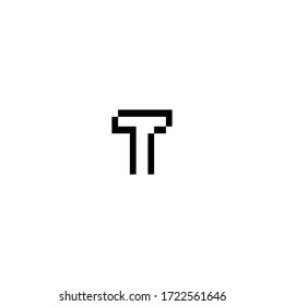 Letra T nuevo vector de logotipo