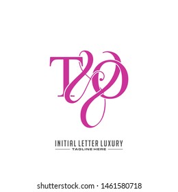 Letter T O TO logo initial vector. Initial luxury logo.