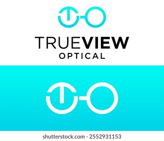 Letter T and O monogram optical glasses logo design.

