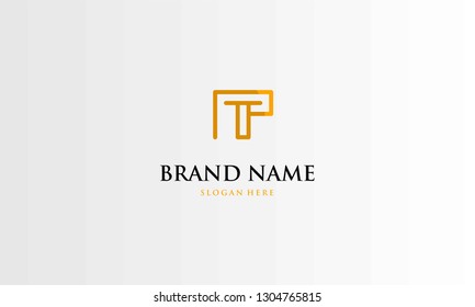 Letter T Outline Abstract Creative Monogram Business Modern Logo