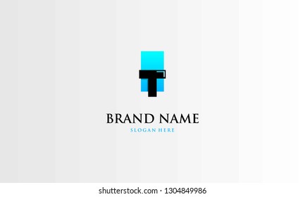 Letter T Outline Networking Abstract Modern Creative Business Technology Logo