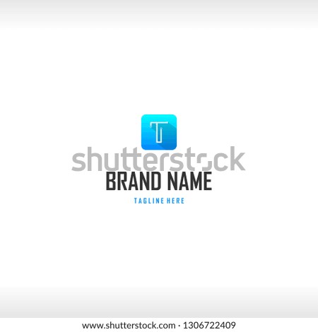 Letter T Outline Networking Abstract Modern Creative Business Technology Logo
