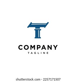 
Letter T Pipe Plumbing Logo icon vector template.eps