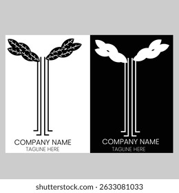Letter T Professional logo for all kinds of business. vector logo in black and white color.