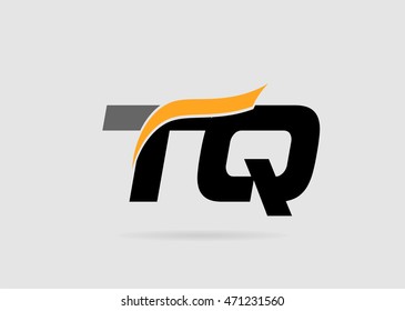 Letter T and Q logo template
