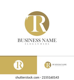 Letter T R logo vector template, Creative T R logo design concepts