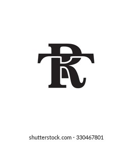 letter T and R monogram logo