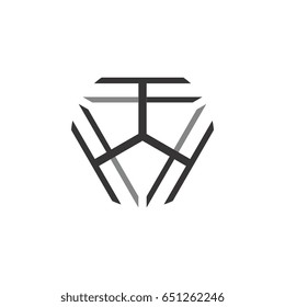 letter t rotation logo