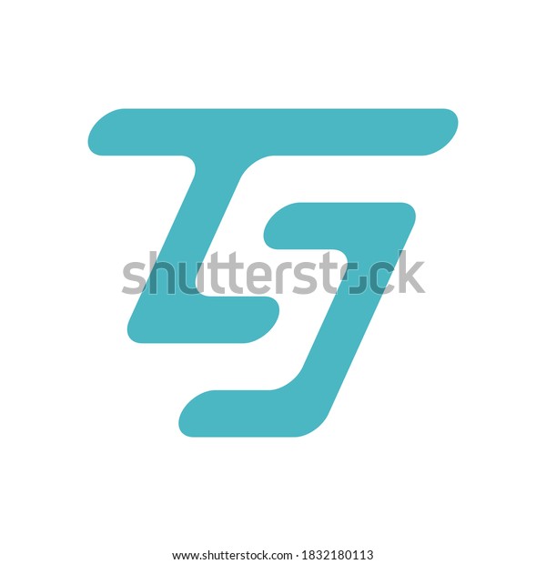 Letter T Letter S Logo Stock Vector (Royalty Free) 1832180113 ...