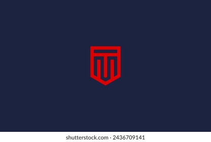 letter t with shield logo icon design vector design template inspiration
