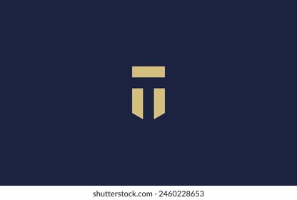 letter t with shield logo icon design vector design template inspiration