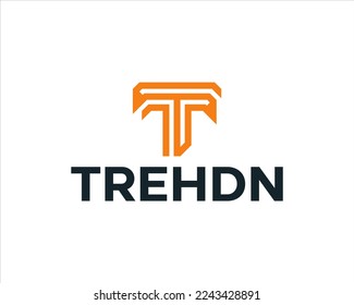 Letter T Simple Monogram Logo