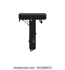 Letter T Sticky Slime logo or symbol template design