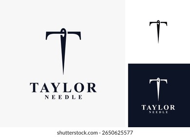Letter T for tailor logo symbol icon design