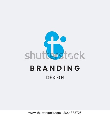 Letter "T" and "TE" logo design template
