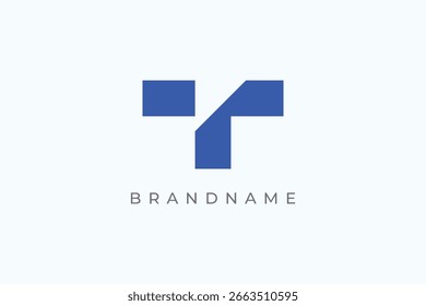 Letra T Plantilla de Vector de diseño de logotipo técnico.