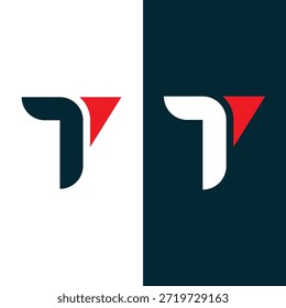 Plantilla de diseño de logotipo de tecnología de letra T Vector y Arte vectorial en stock.