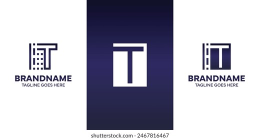 Letter T Technology Logo, suitable for business with T initial