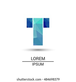 Letter T that can be used as initial logo