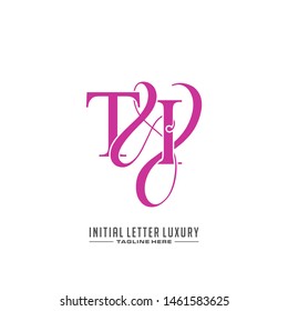 Letter T I TI logo initial vector. Initial luxury logo.