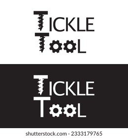 letter T and tools shop logo, icon design
