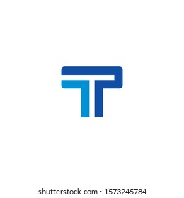 Letter T or TP logo / icon design