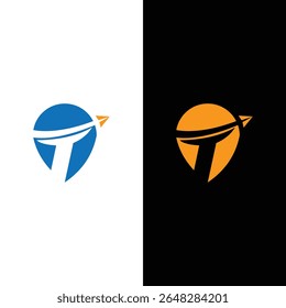 Letter T Travel Logo Royalty-Free Images, Stock Photos and Pictures.